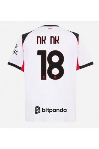 AC Milan Christopher Nkunku #18 Jalkapallovaatteet Vieraspaita 2025-26 Lyhythihainen